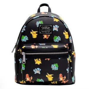 NWT Loungefly POKEMON STARTERS MINI BACKPACK